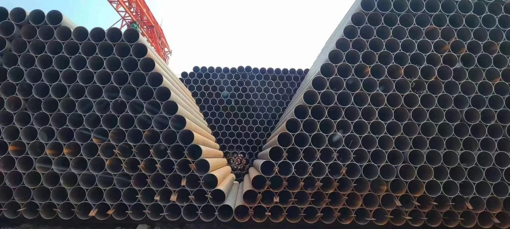 Black Erw Round Steel Pipe